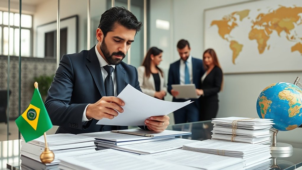 conformidade com a lei de imigração brasileira