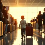 Prioridade para crianças em voos Prioridade para crianças em voos