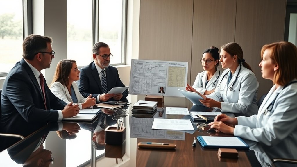 colaboração com especialistas médicos