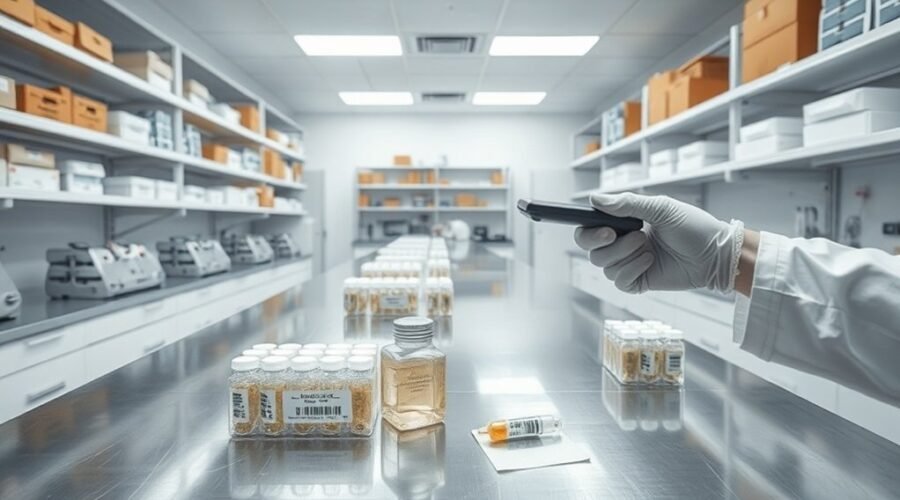 cadeia de custódia de serviços laboratoriais