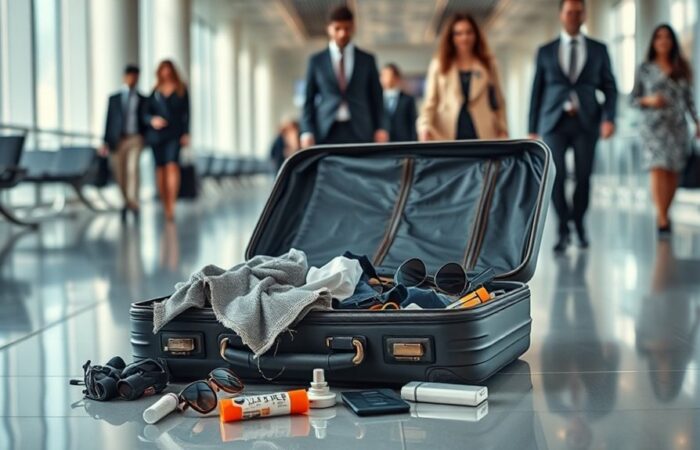 prova de danos na bagagem