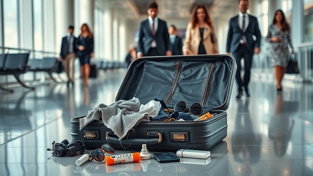 prova de danos na bagagem