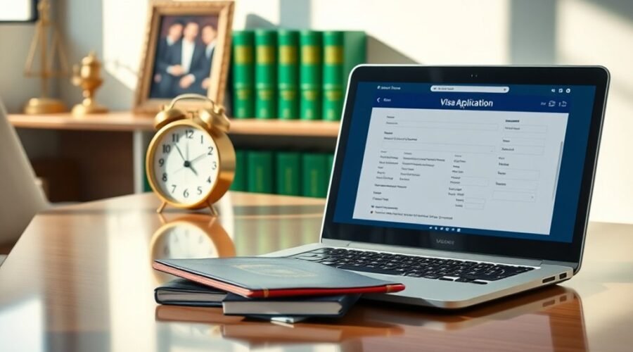 e-visa e cronograma de registro