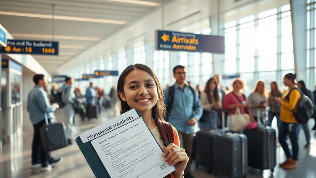 entrando nos EUA com visto F-1