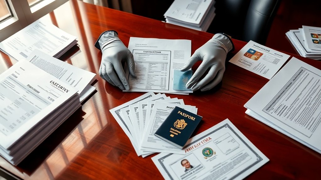 Documentação financeira para aposentadoria