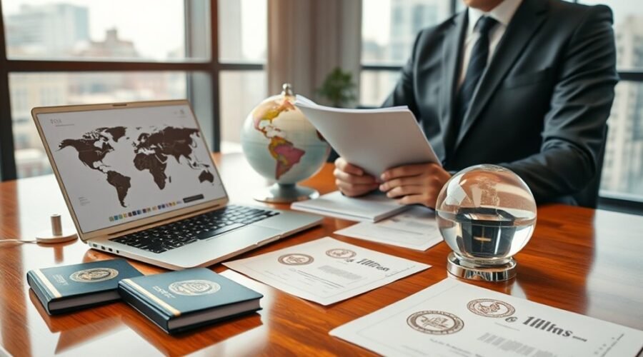 serviços de coordenação de ativos estrangeiros