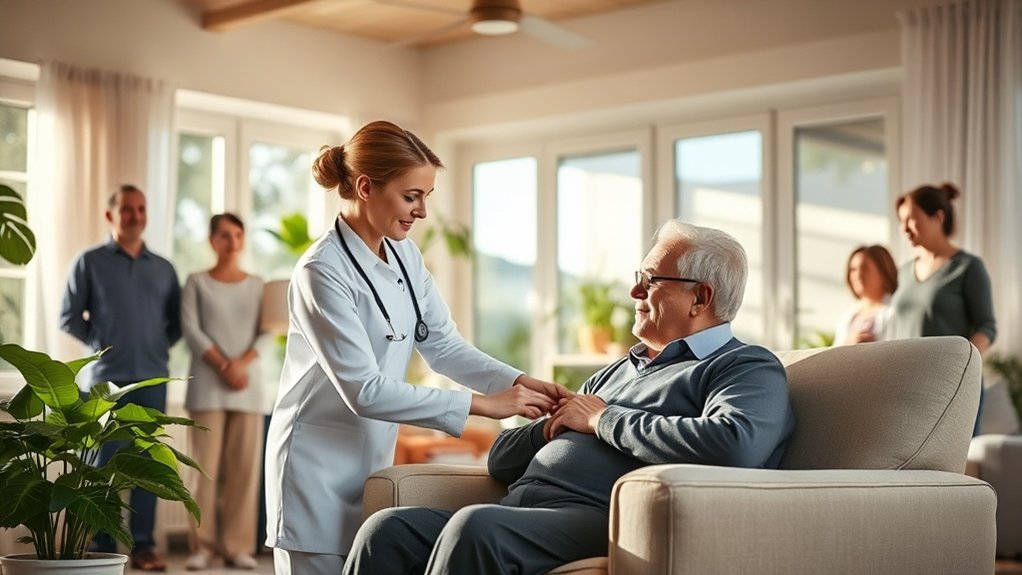 serviços de cobertura para cuidados domiciliares