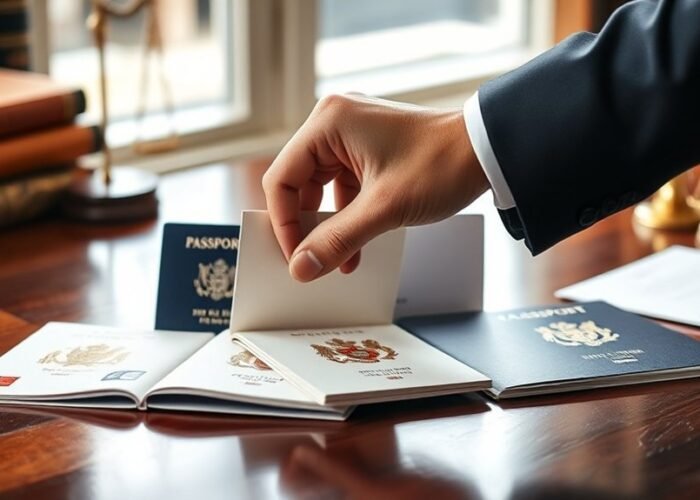 opções de imigração e passaporte