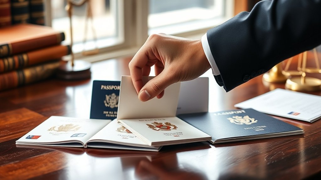 opções de imigração e passaporte