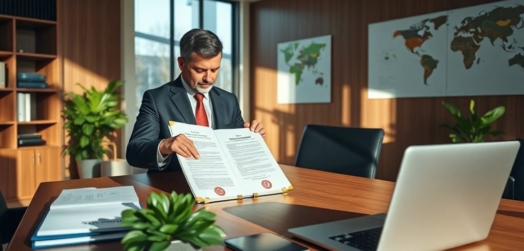 Contratos e cartas de imigração