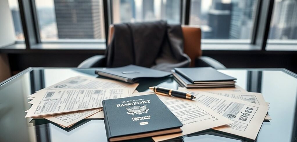 requisitos de documentação financeira para imigração