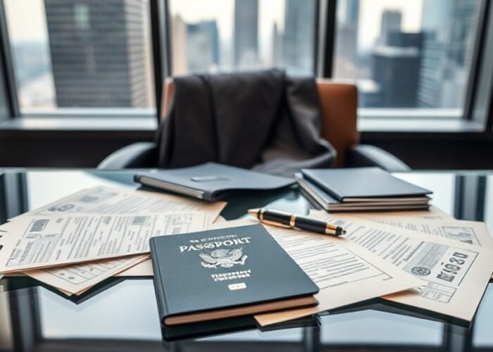 requisitos de documentação financeira para imigração
