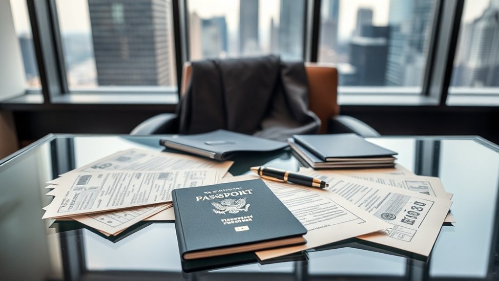 requisitos de documentação financeira para imigração