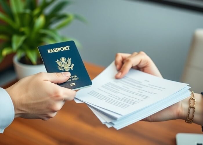 documentos aprovados de residência para imigração