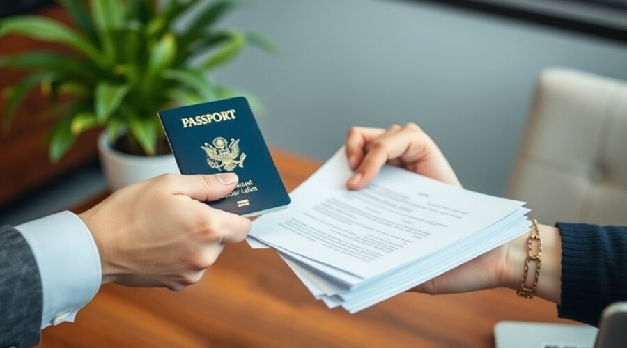 documentos aprovados de residência para imigração