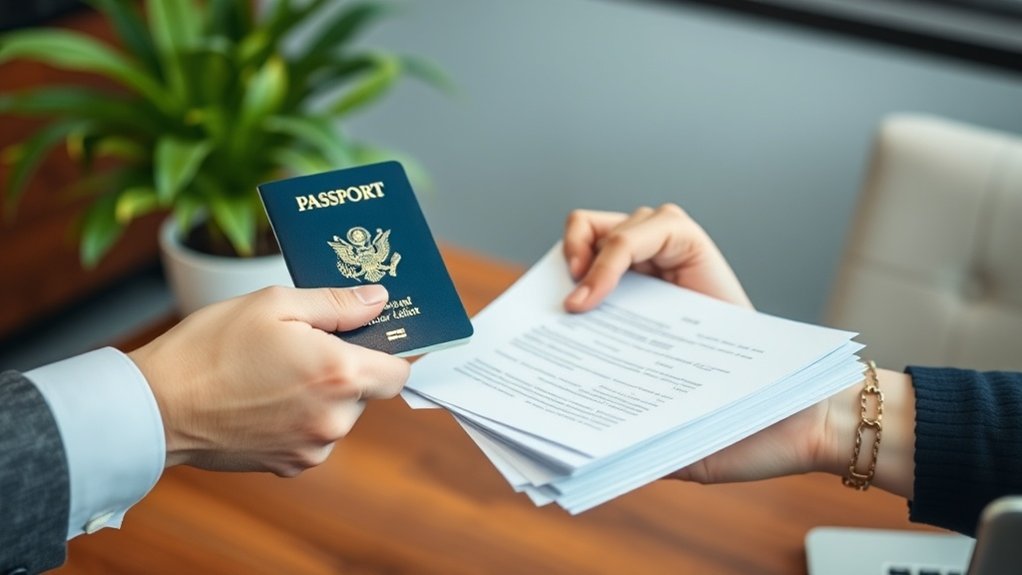 documentos aprovados de residência para imigração