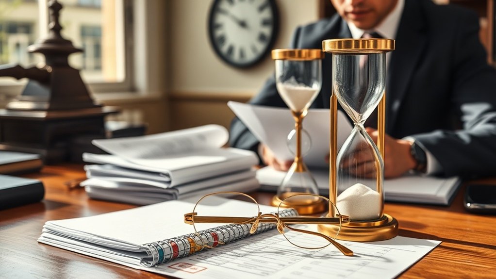 consciência de prazos importantes de inventário