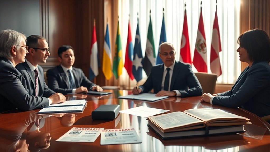 requisitos de autorização para visitas internacionais