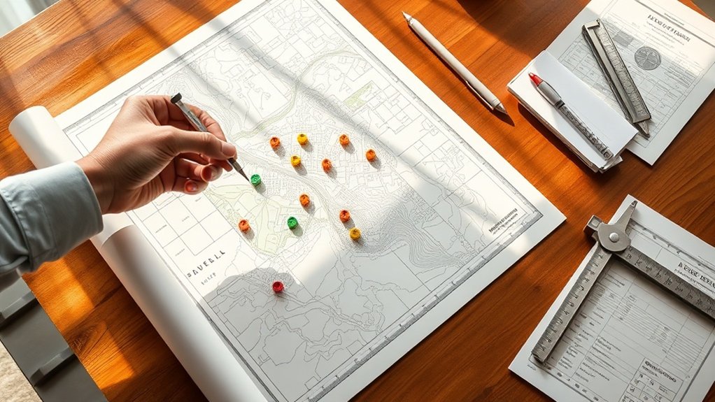 levantamento e descrição de terras