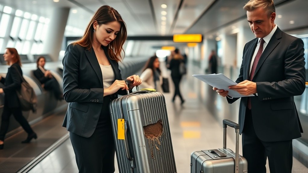 assistência jurídica para reivindicações de bagagem