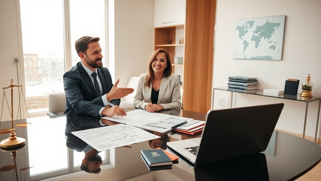 serviços de orientação para residência legal