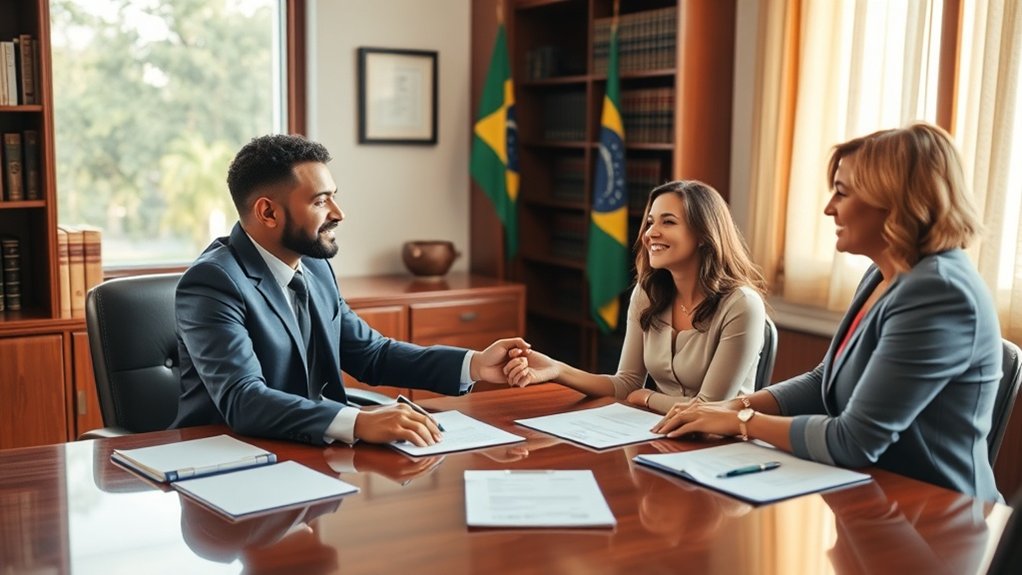 Residência legal através de parceria