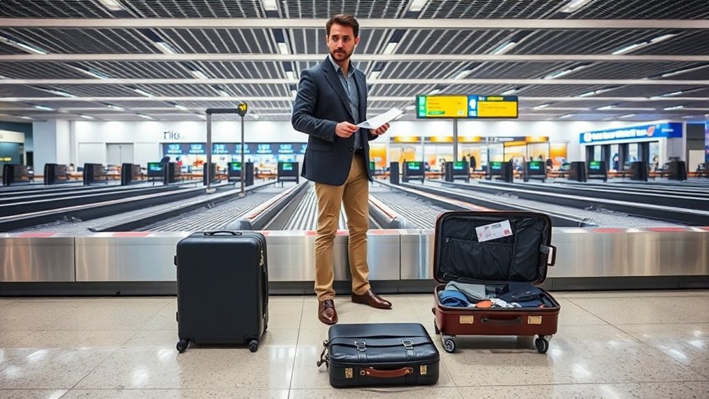 etapas para recuperação de bagagem perdida