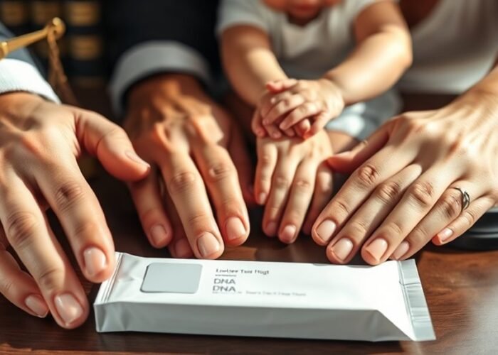 investigação de paternidade usando DNA