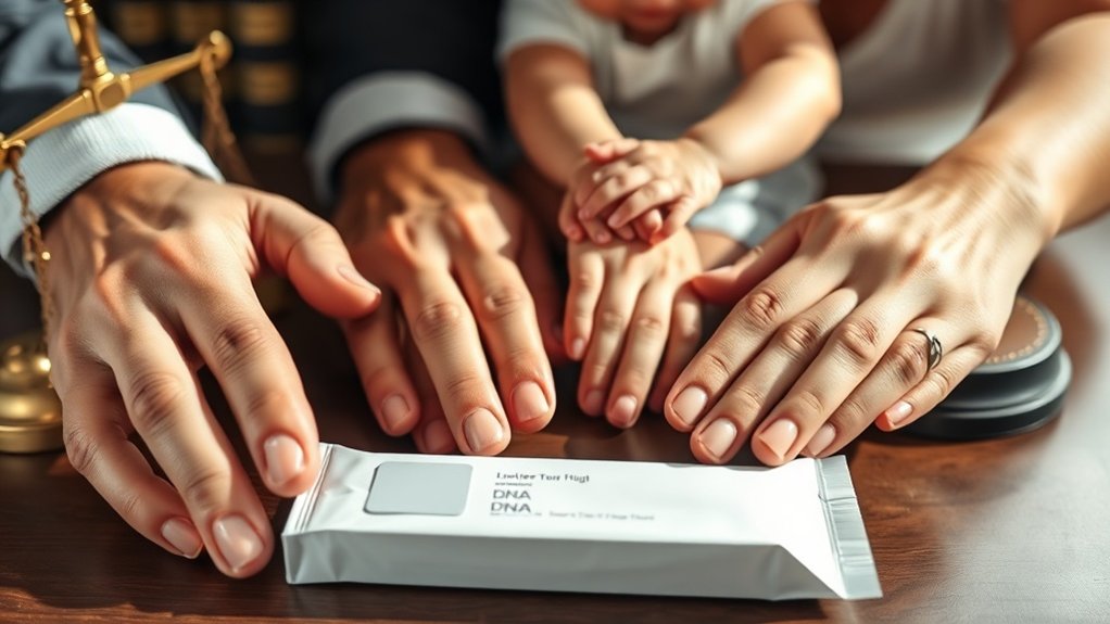 investigação de paternidade usando DNA