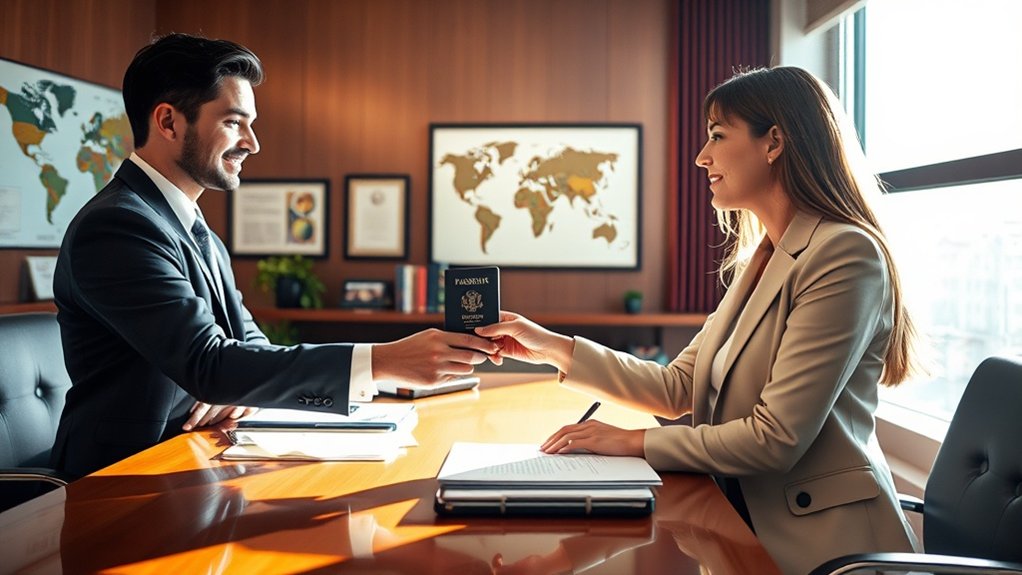 caminhos para o status de residente