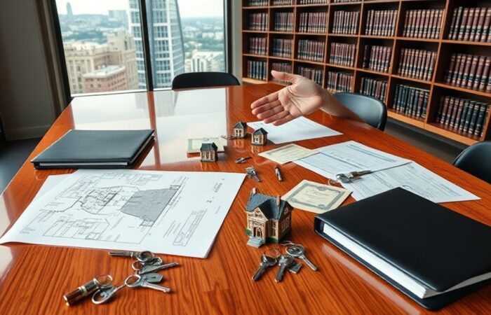 divisão de bens e propriedades