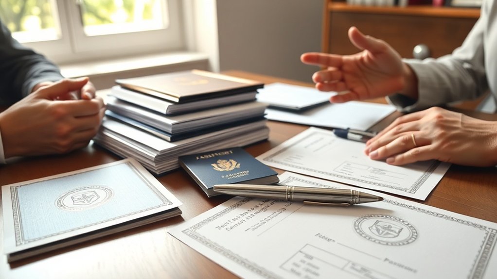 Documentos necessários para dependentes