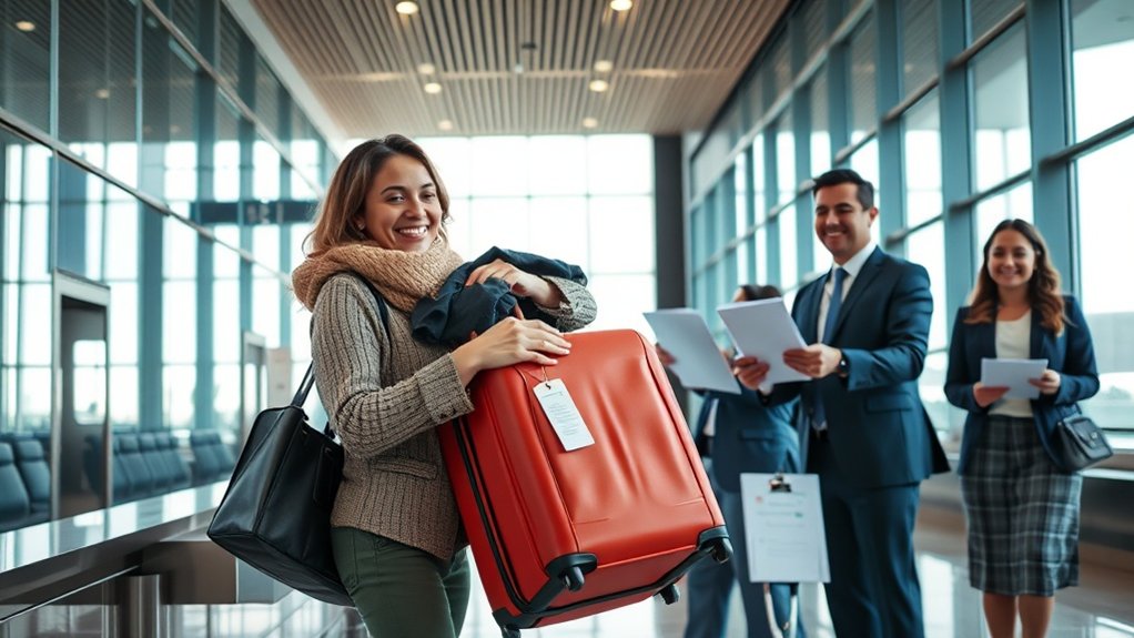 casos bem-sucedidos de reivindicação de bagagem