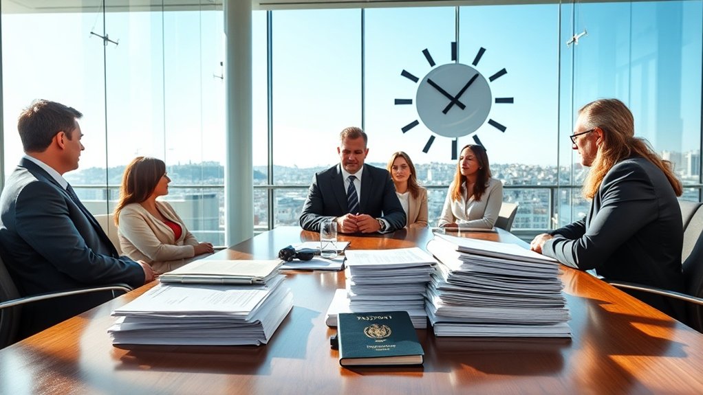 expectativas de cronograma para solicitação de visto