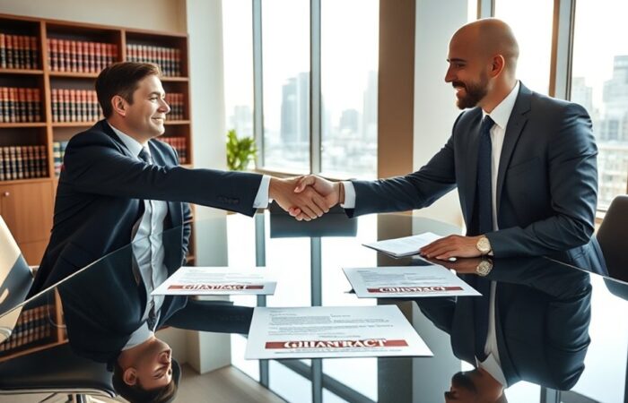 conformidade com o acordo de autorização de trabalho