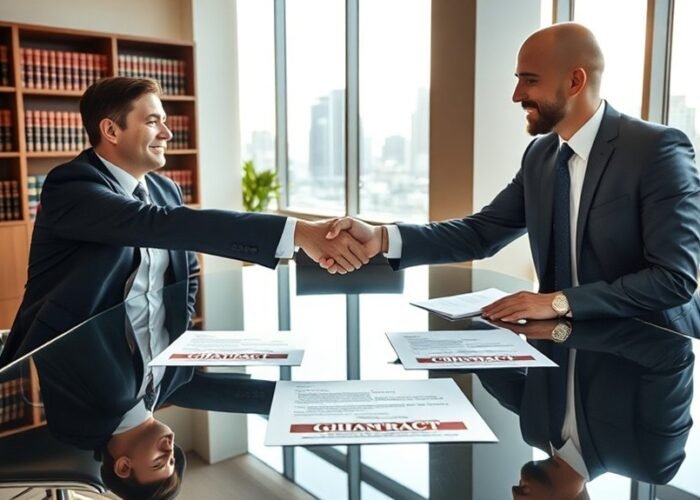 conformidade com o acordo de autorização de trabalho