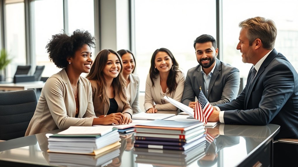 assistência para solicitação de visto americano