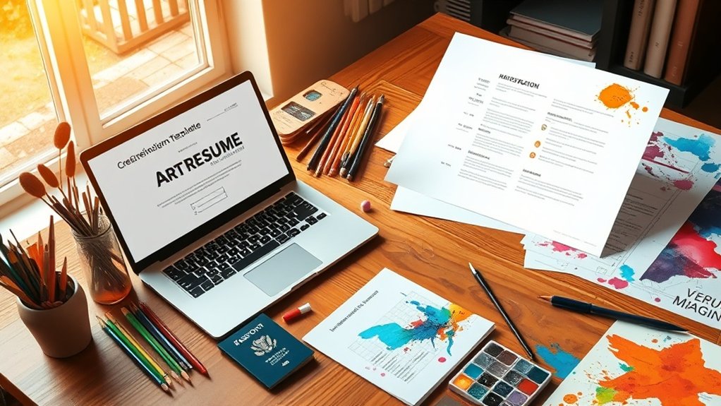 Currículo artístico para imigração