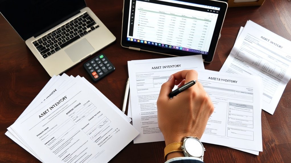 declaração e documentação de ativos