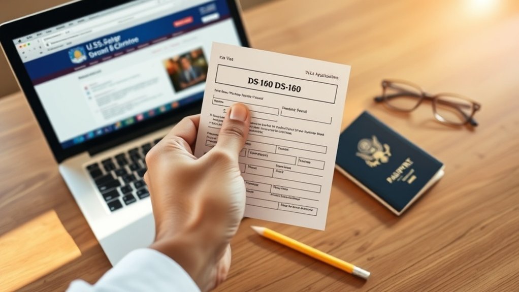 evite erros no DS-160