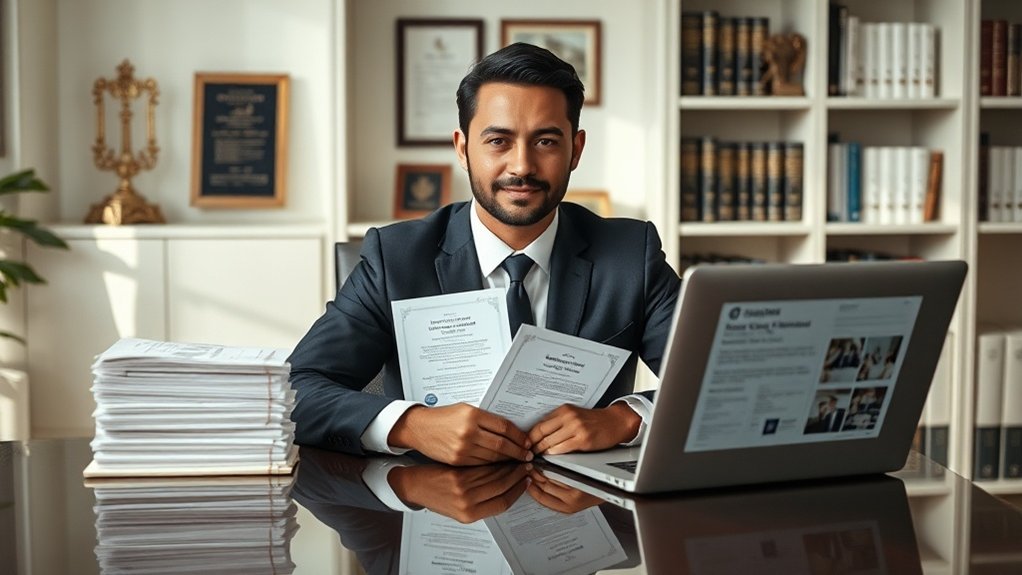 construindo credibilidade profissional imigração