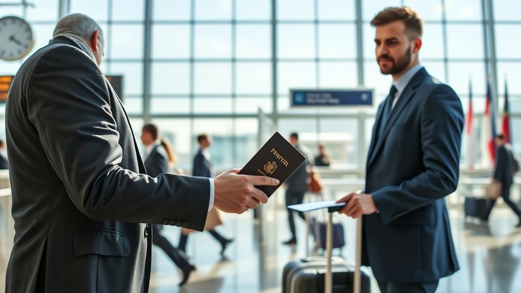 viagem de negócios sem vínculo empregatício