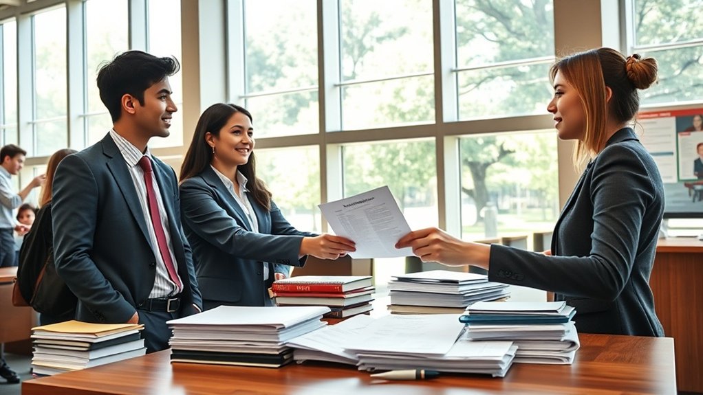 empregos dentro e fora do campus