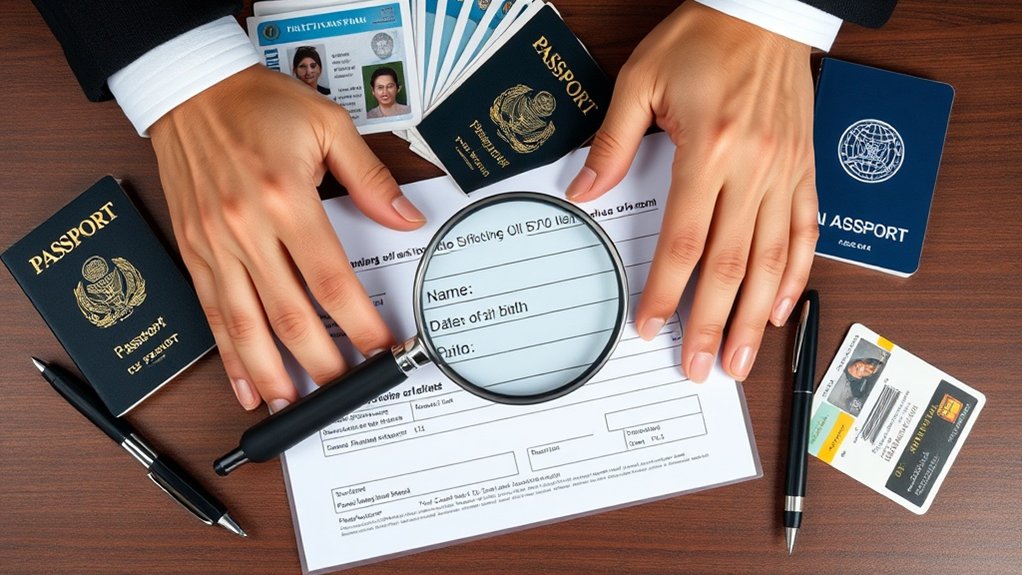 verifique cuidadosamente as informações pessoais