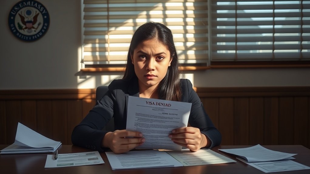 motivos comuns de recusa de visto