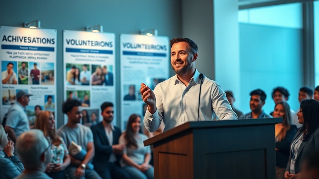 liderança e impacto comunitário