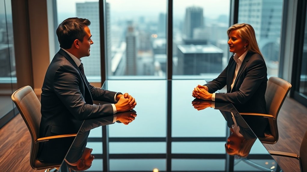 confiança com equilíbrio de humildade