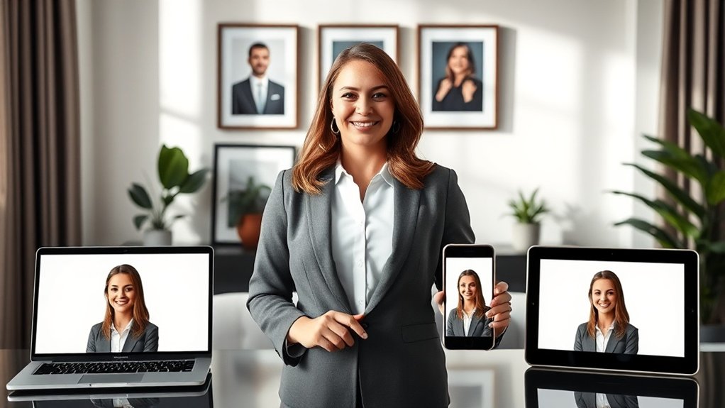 presença consistente de marca pessoal