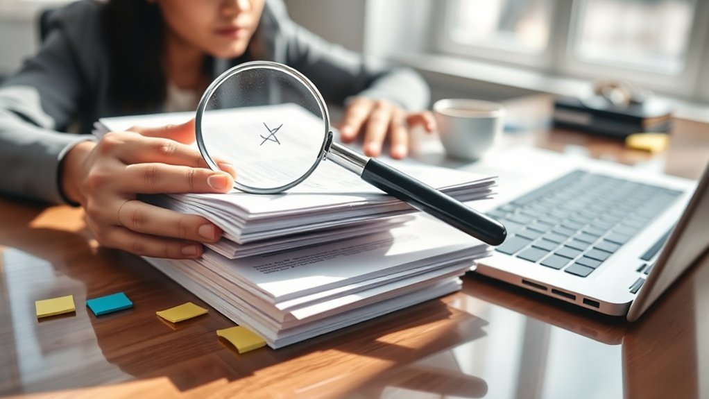 verificação de precisão da documentação