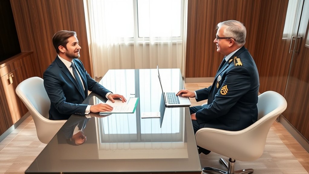 comunicação eficaz com as autoridades